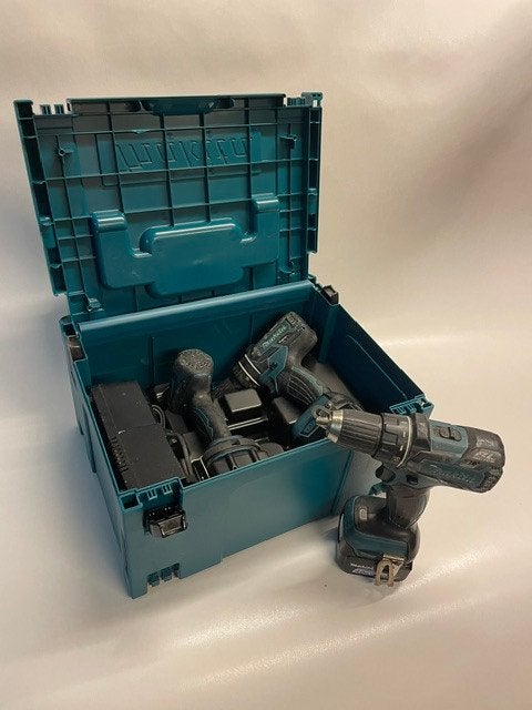 Makita Accuboormachine-set, Gebruikt, Ophalen of Verzenden, Minder dan 400 watt, Klopboormechanisme