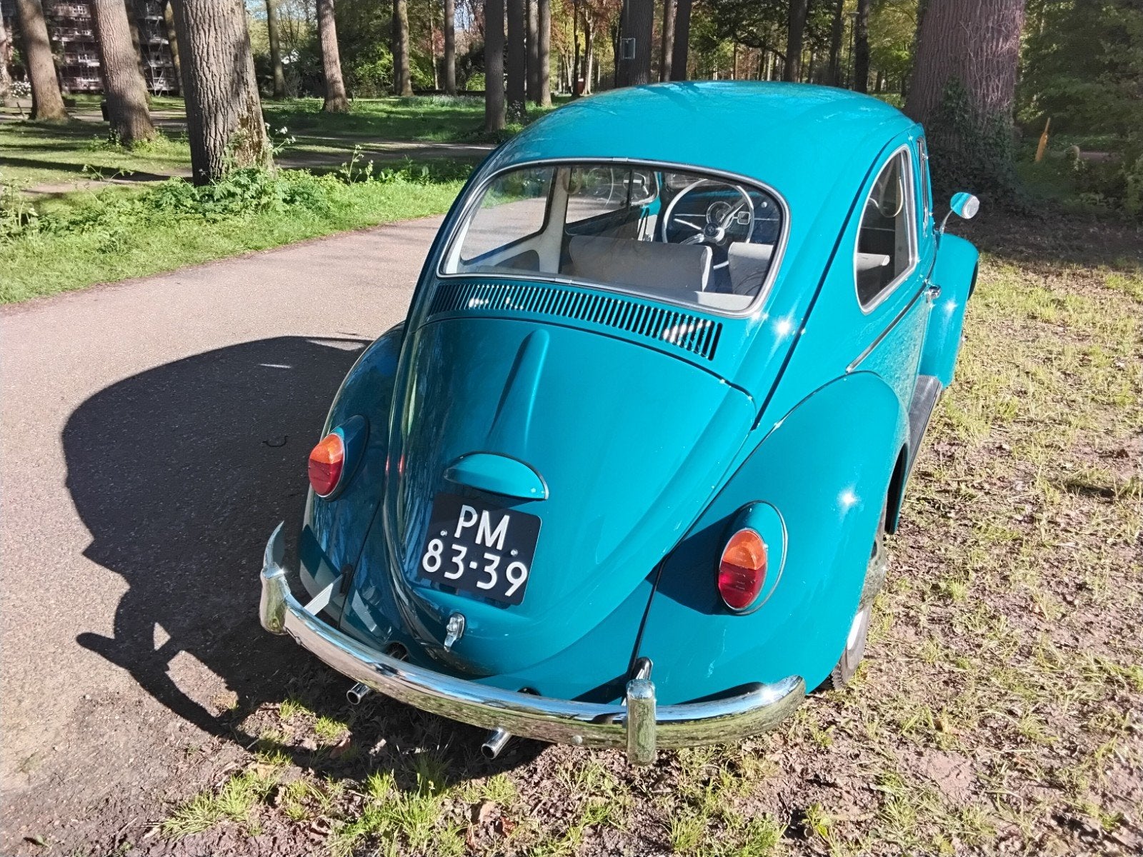 Volkswagen Kever 1965 Blauw perfect gerestaureerd oldtimer, foto 3