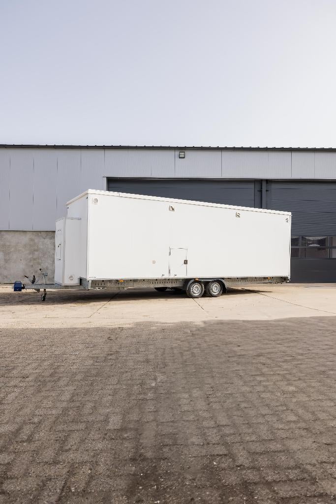 Gebruikte 4pers Mobiele woonunit 730cm, Ophalen
