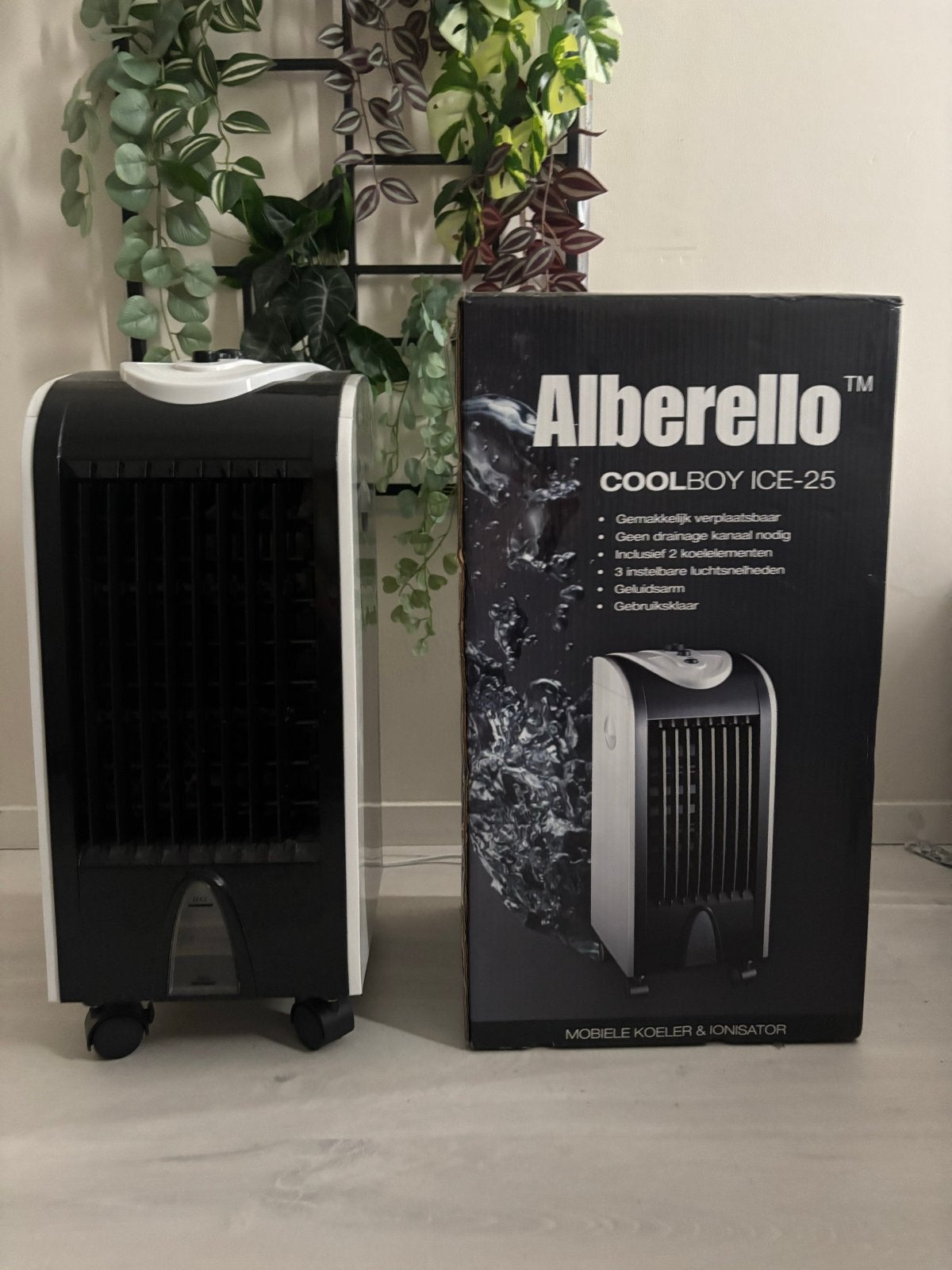Alberello COOLBOY ICE-25 Mobiele Airco - Koeler & Ionisator, Witgoed en Apparatuur, Airco's, Ophalen, Minder dan 60 m³, Nieuw