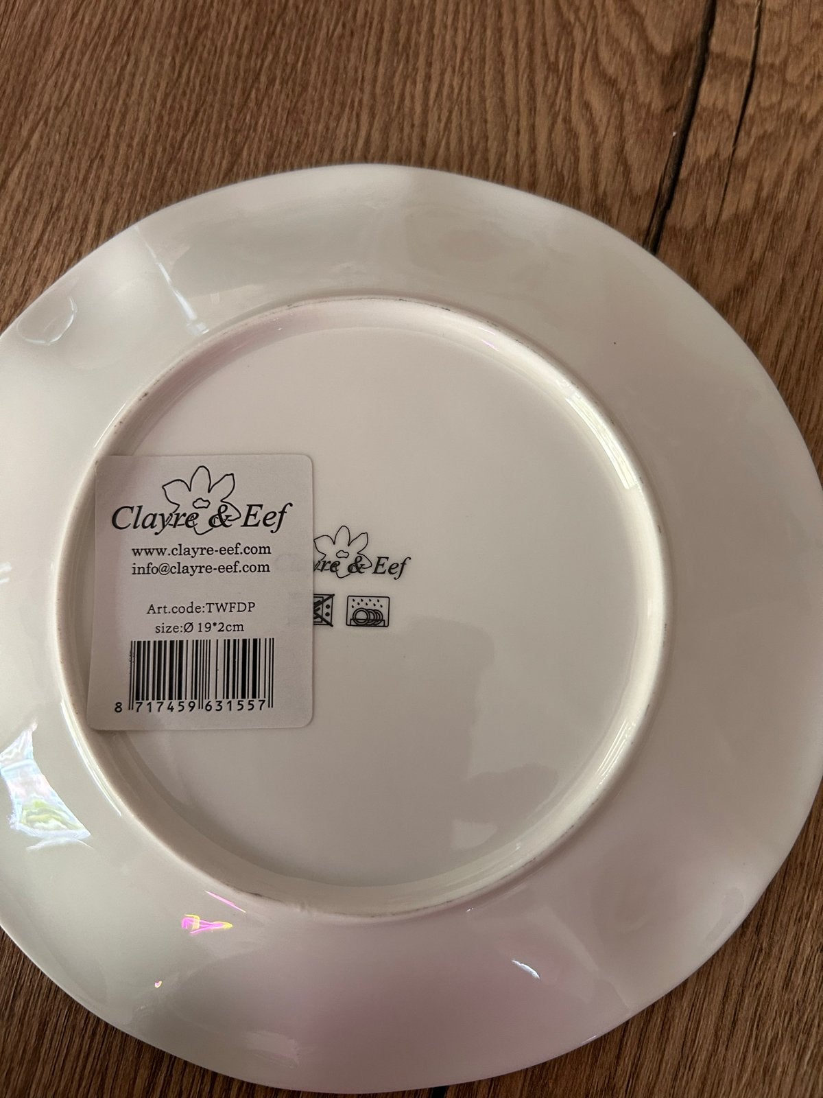 Clayre & Eef servies set: kom en bord met bloemenprint, Ophalen, Overige merken, Keramiek, Landelijk/Boerenbont