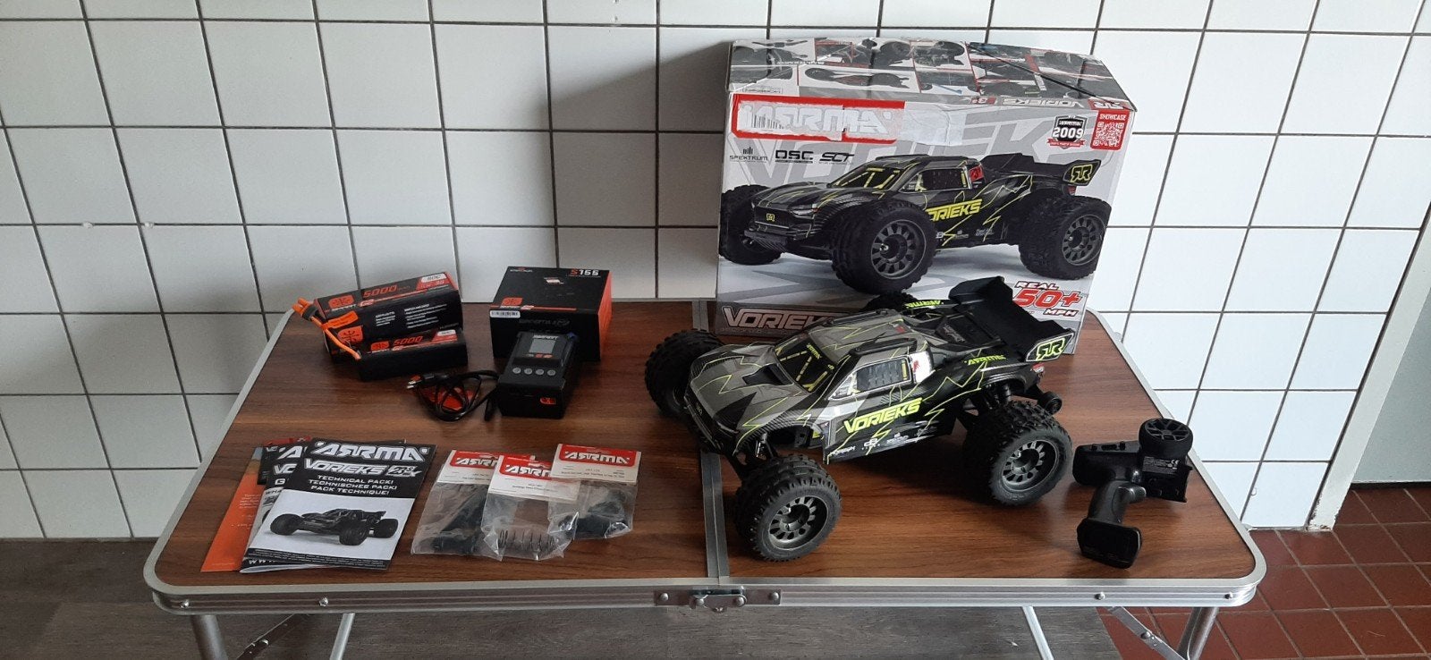 ARRMA Vorteks 3S DSC 2WD Short Course Truck (ARA3505T1), Hobby en Vrije tijd, Auto offroad, Zo goed als nieuw, RTR (Ready to Run)