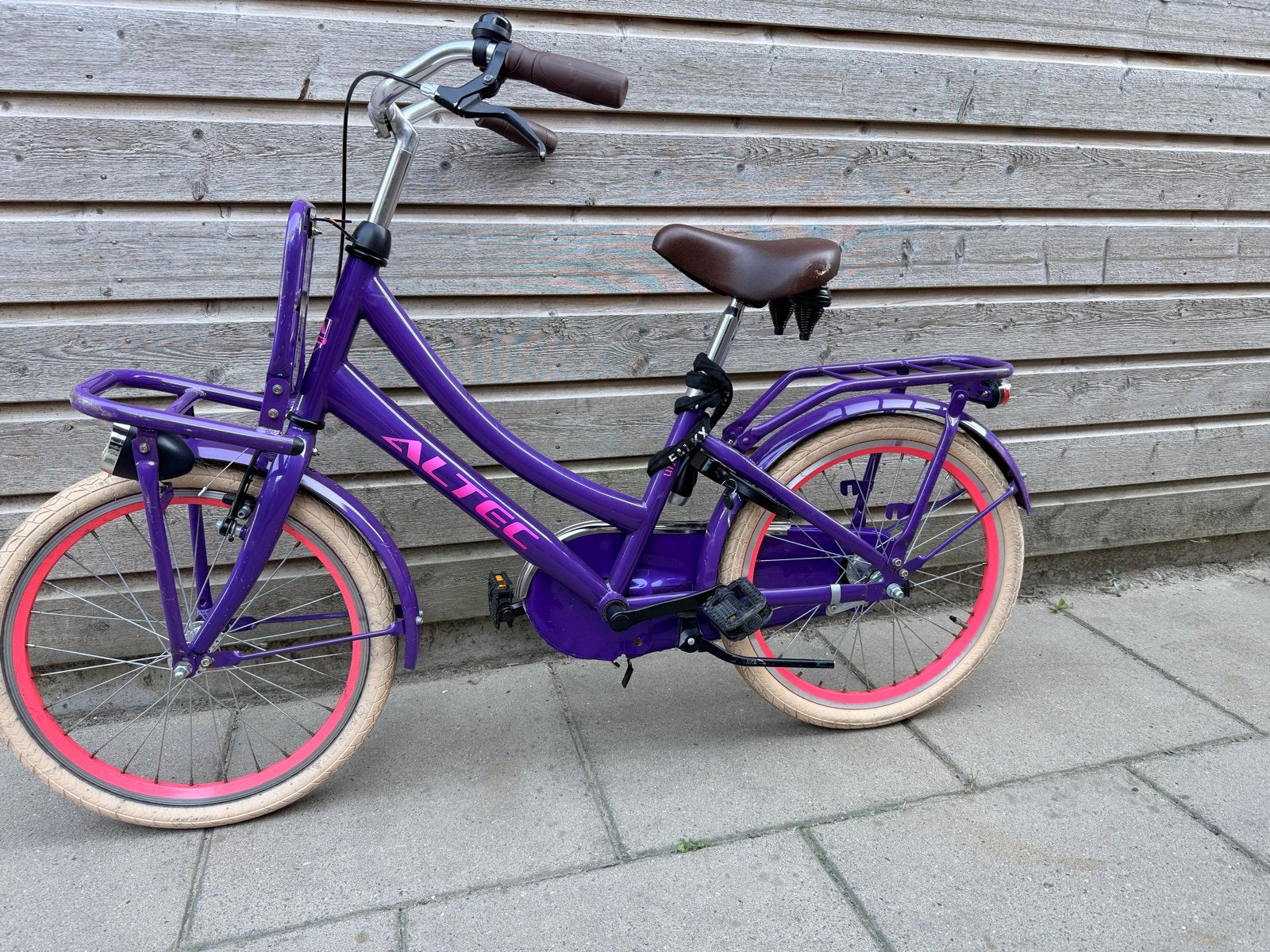 Altec Kinderfiets Paars - 20 inch, Fietsen en Brommers, Fietsen | Kinderfietsjes, Ophalen, Gebruikt, Velgrem, 16 tot 20 inch