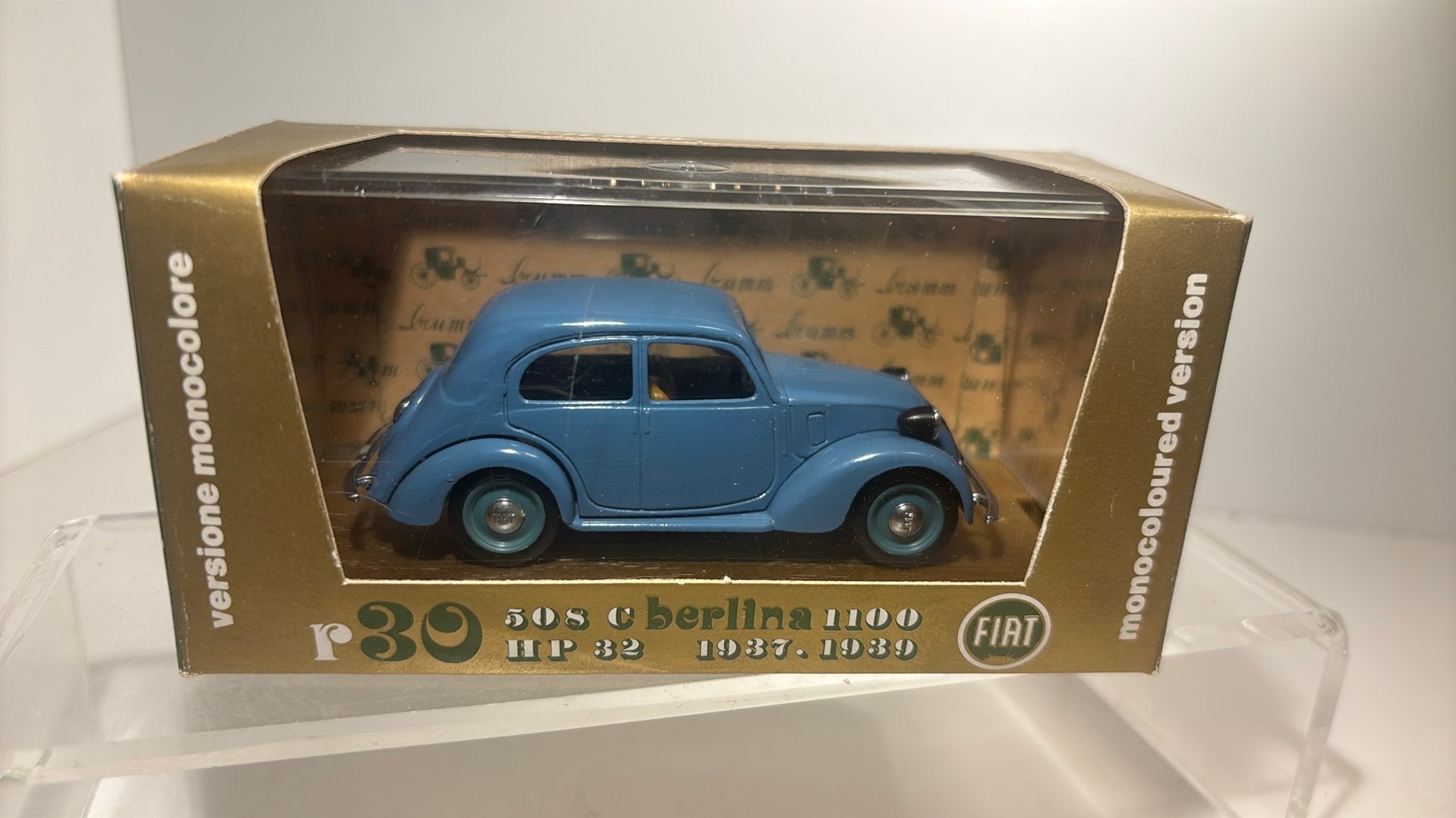Fiat 508 c berlina 1100 bleu brumm 1.43, Overige merken, Auto, Ophalen of Verzenden, A