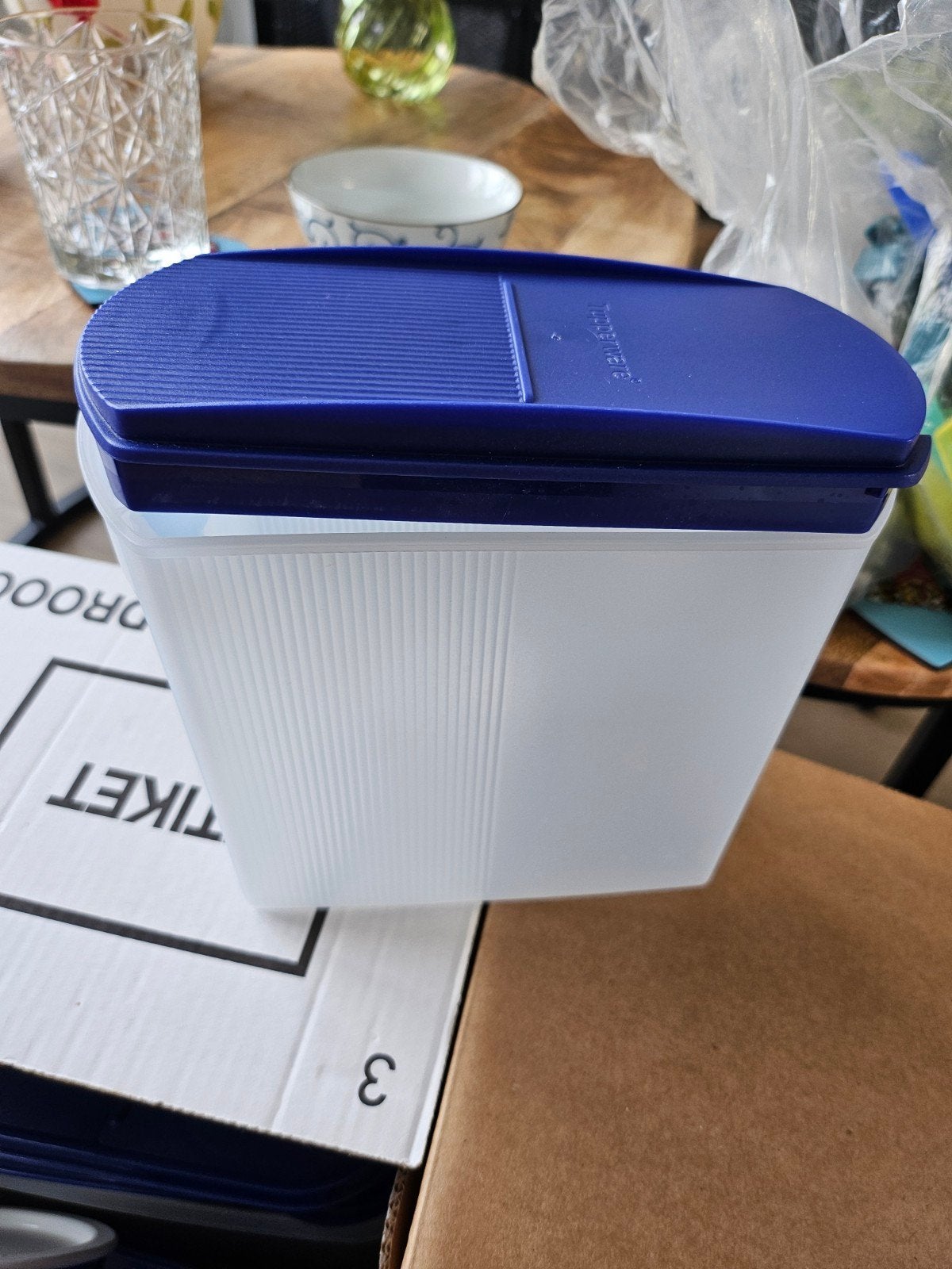 Bewaarbus van Tupperware nieuw, Ophalen of Verzenden, Nieuw, Blauw, Overige typen