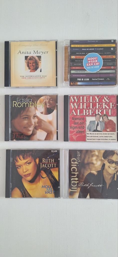 Diverse CD's: Anita Meyer, Edsilia Rombley, Paul de Leeuw, Ophalen of Verzenden, Gebruikt, Pop