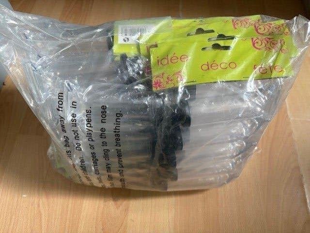 uitdeel bedankjes verftube plastic tube 75 samen, Ophalen of Verzenden, Nieuw