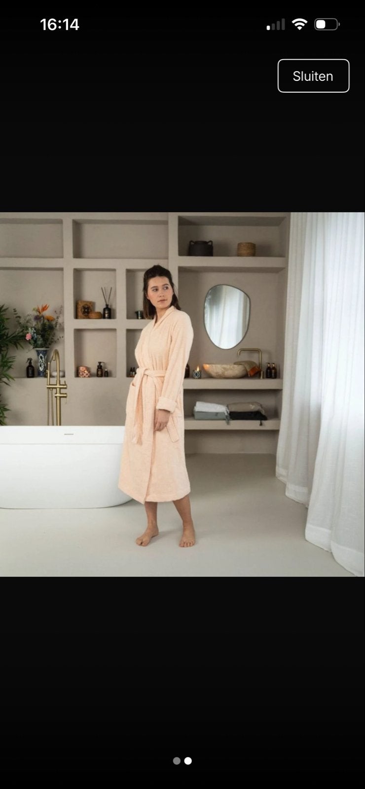 Kayori badjas - Roze - Nieuw, Kleding | Dames, Ophalen of Verzenden, Nieuw