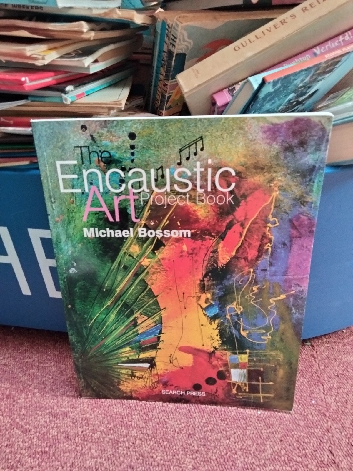 The encaustic art project book Michael Bosson, Ophalen of Verzenden, Interieur en Design