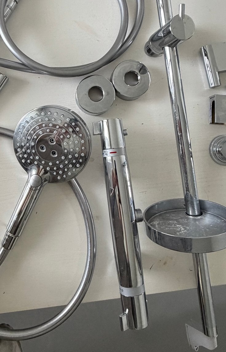 Grohtherm 2000 Thermostatische Douchemengkraan, Ophalen, Zo goed als nieuw, Chroom, Douche