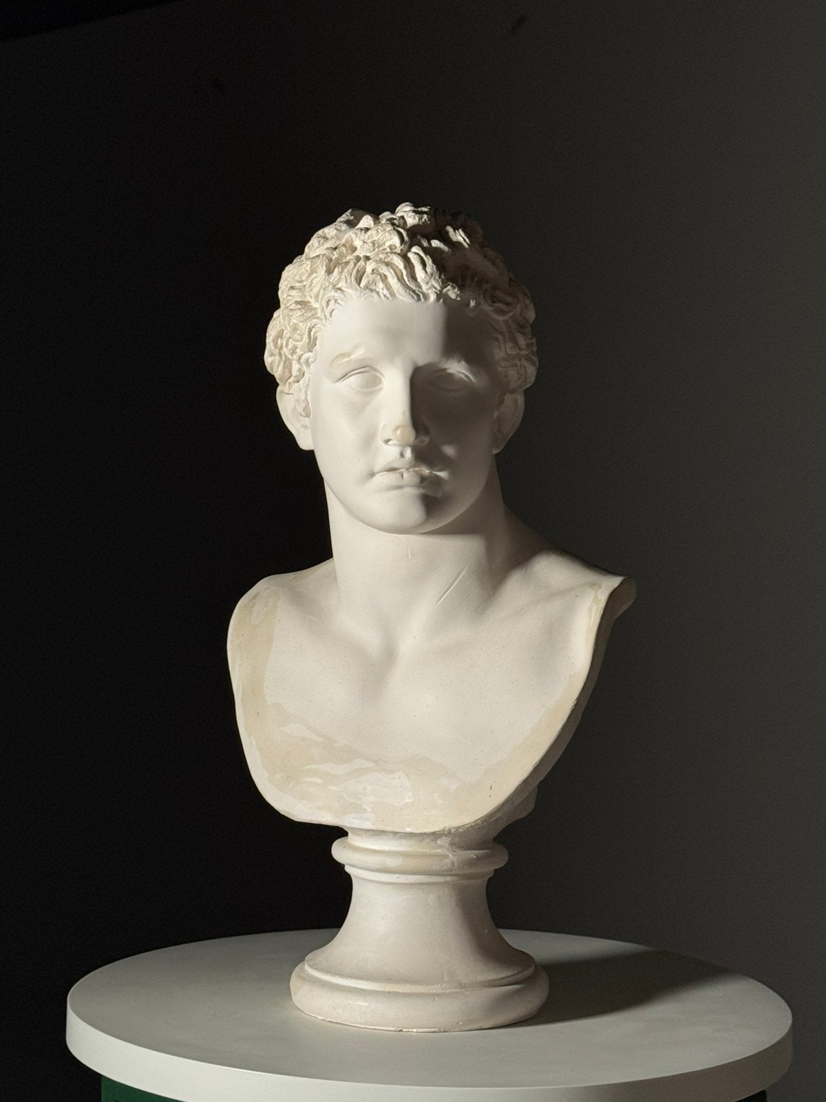 Borstbeeld Meleager gips klassiek, Ophalen of Verzenden