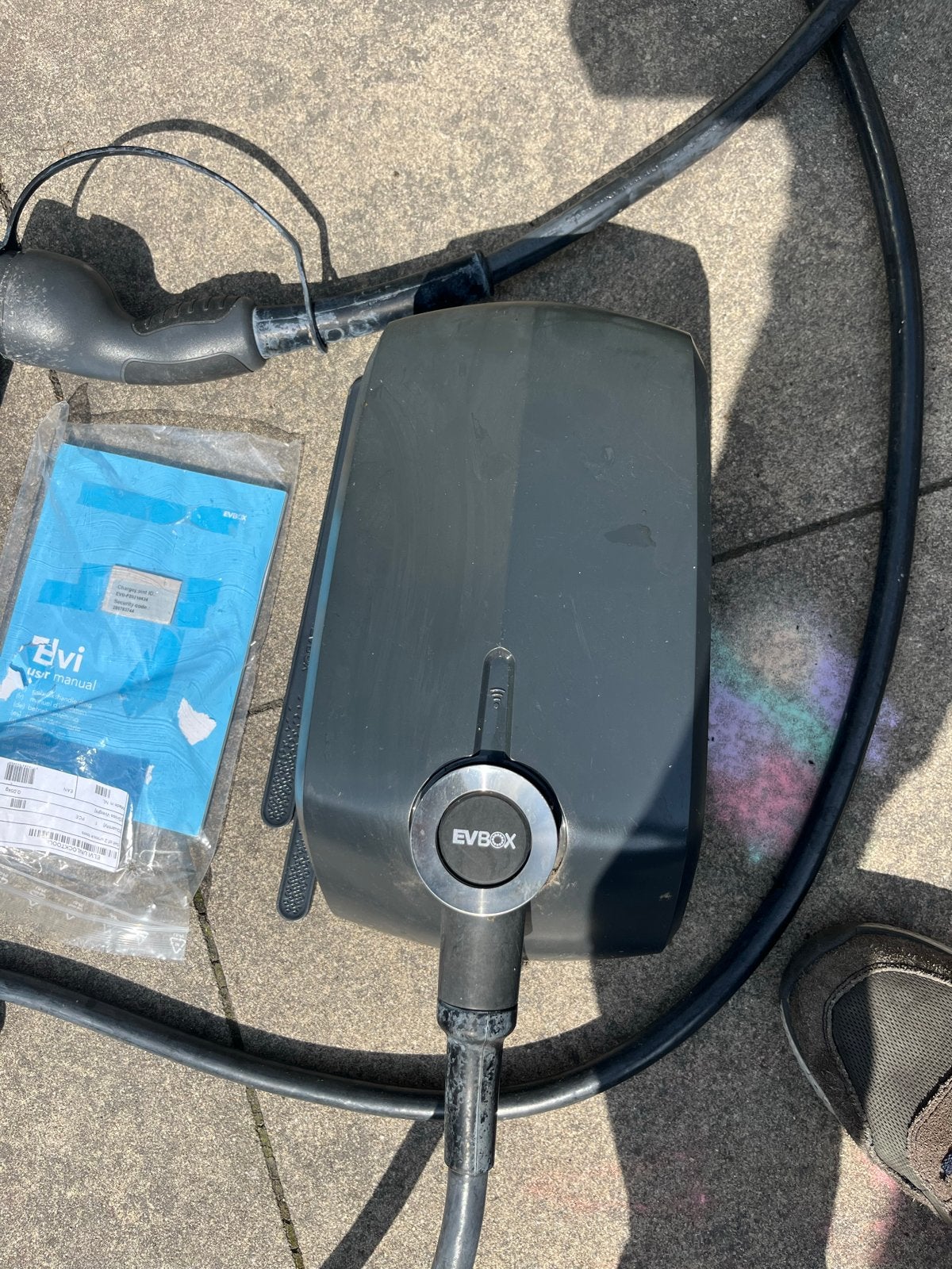 EVBox met Laadkabel - 3 fase 11Kwh met 5 meter laadkabel, Ophalen of Verzenden, Gebruikt, Laadpaal en Laadkabel