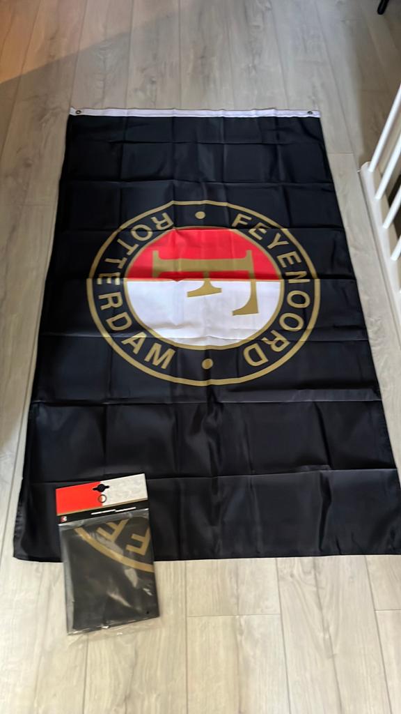 Feyenoord Rotterdam vlag 150x90 Nieuw, Diversen, Ophalen of Verzenden, Nieuw