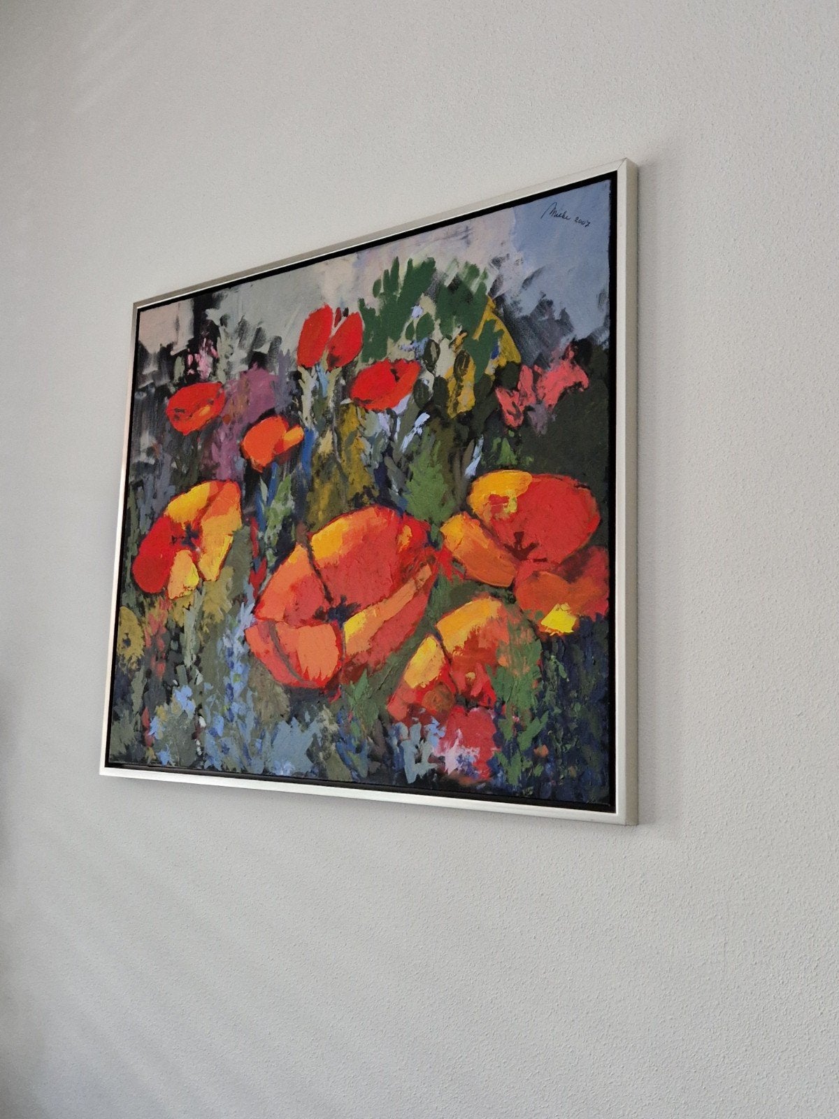 Zomerpracht. gesigneerd schilderij
Dit kleurrijke schilderij, Ophalen