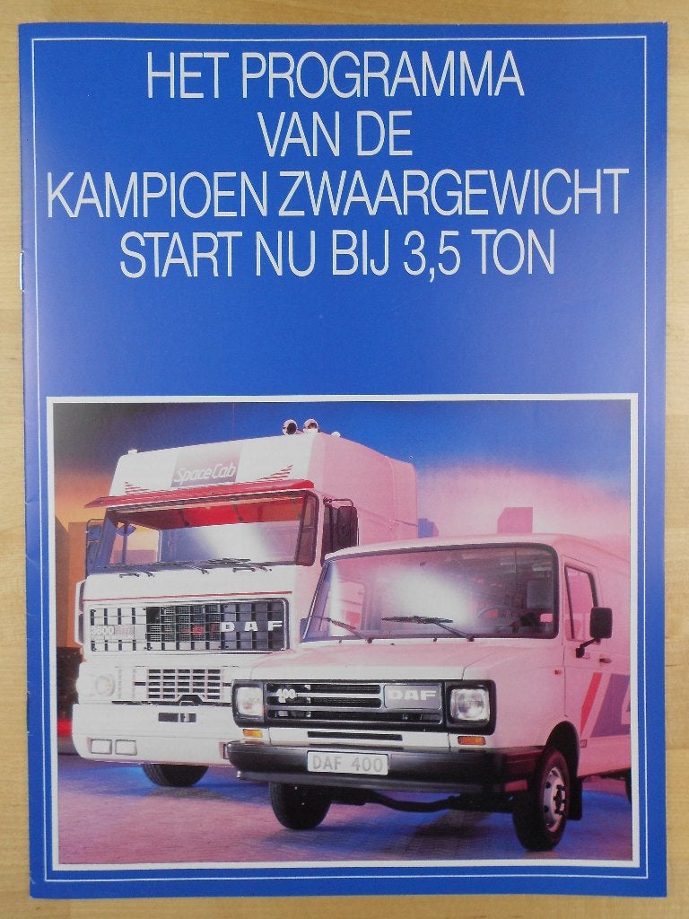 DAF Programma ca 1986 - 3600 2800 2500 2100 1900 1700 1300, Ophalen of Verzenden, Zo goed als nieuw, Overige merken, DAF