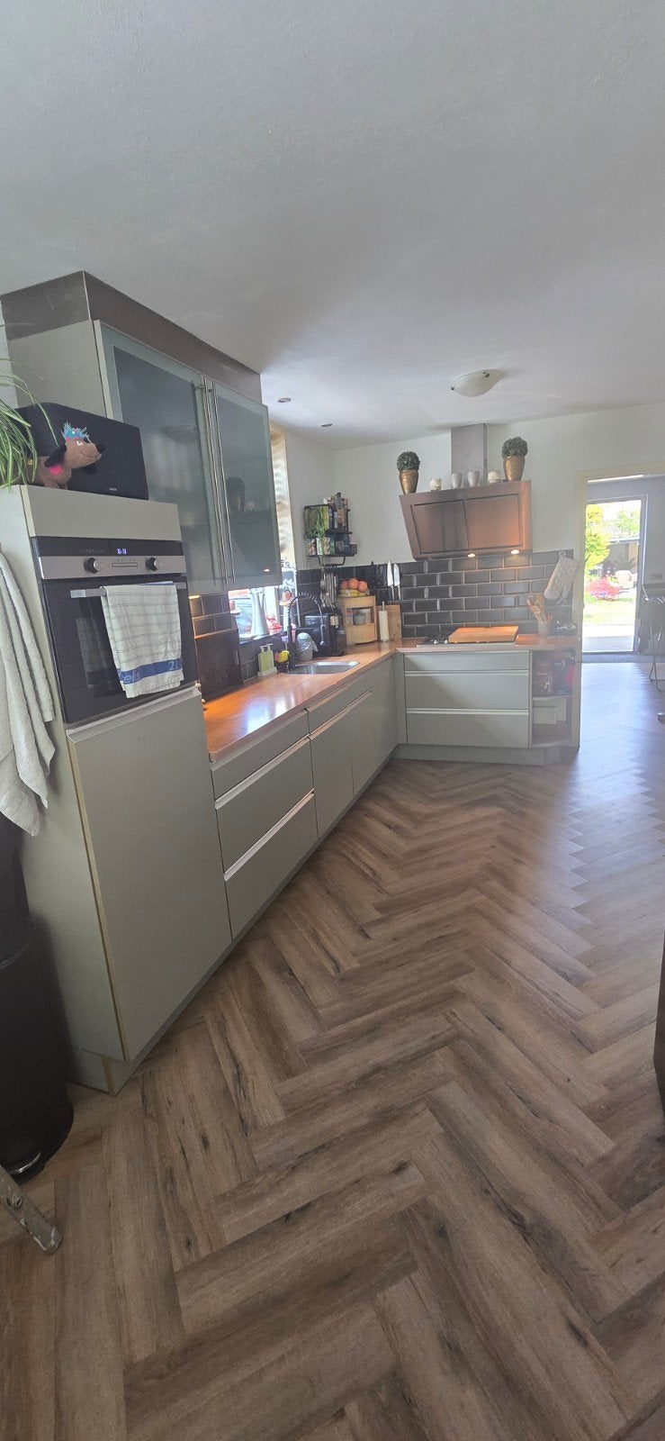 GAAT ER AANKOMENDE WEEK UIT!!Complete Keuken met Inventum, P, Ophalen, Gebruikt, Overige kleuren, Hoekkeuken