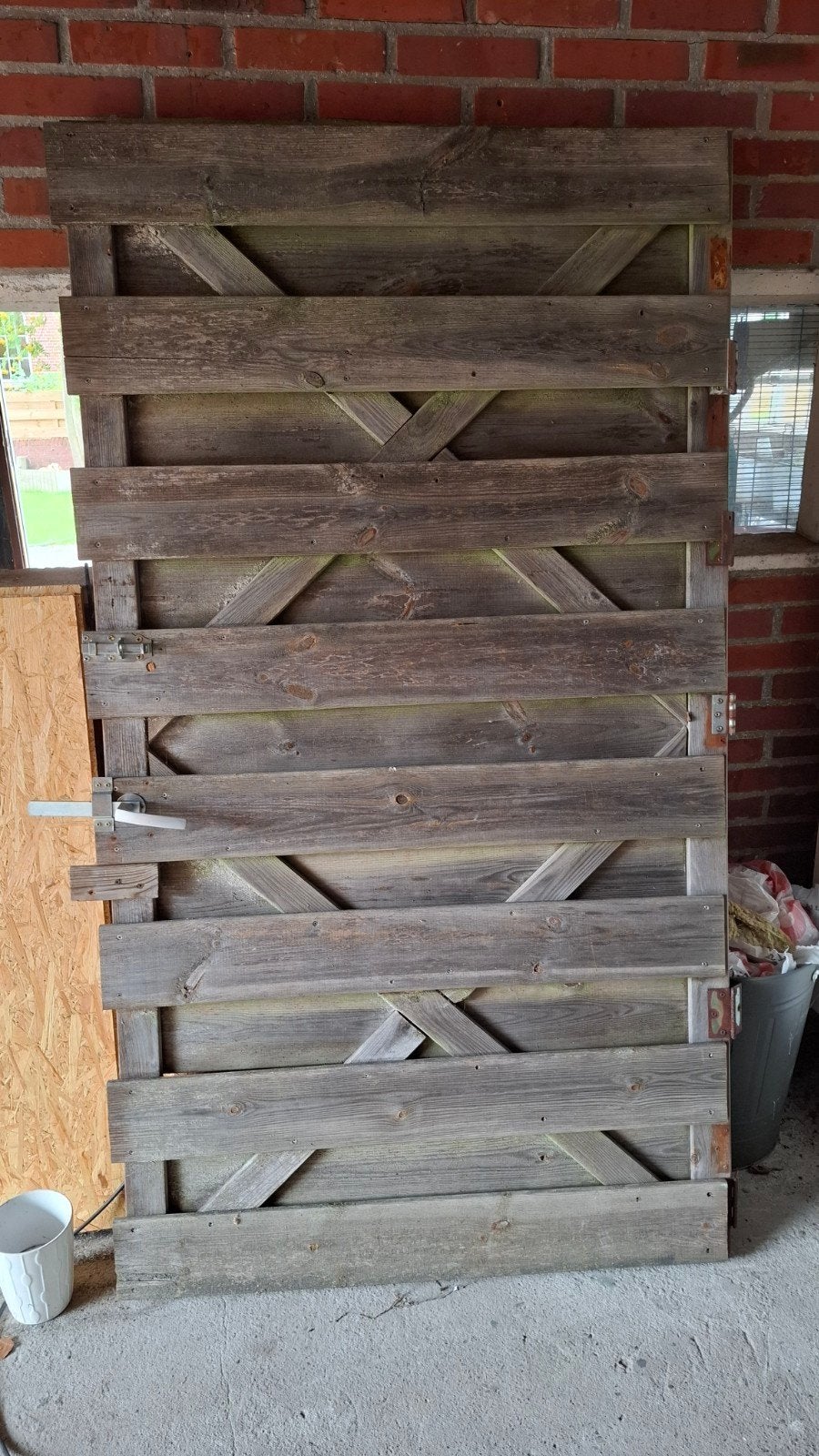 Schuttingdeur 180x100cm, Ophalen, Minder dan 3 meter, Hout, 1 tot 2 meter