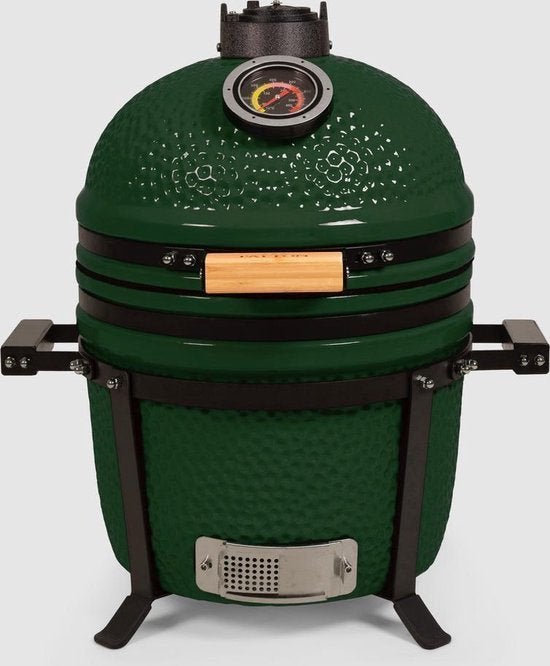 Patton # 1 Kamado Grill Table Chef - 15" - groen, Tuin en Terras, Houtskoolbarbecues, Patton, ., Nieuw, Ophalen of Verzenden