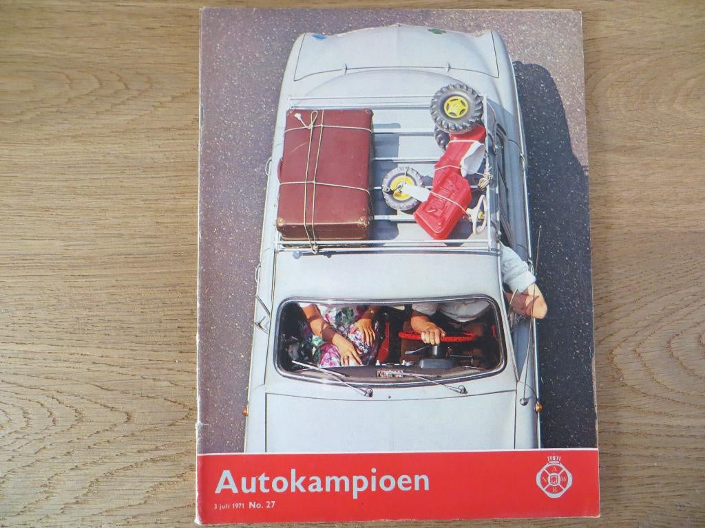 Autokampioen 27 1971 Saab 99 TSF (test), rijden bij onweer, Boeken, Ophalen of Verzenden, Nieuw, Overige merken