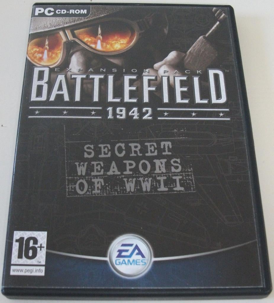 PC Game *** BATTLEFIELD 1942 *** Secret Weapons of WWII, Spelcomputers en Games, Shooter, 1 speler, Ophalen of Verzenden, Zo goed als nieuw