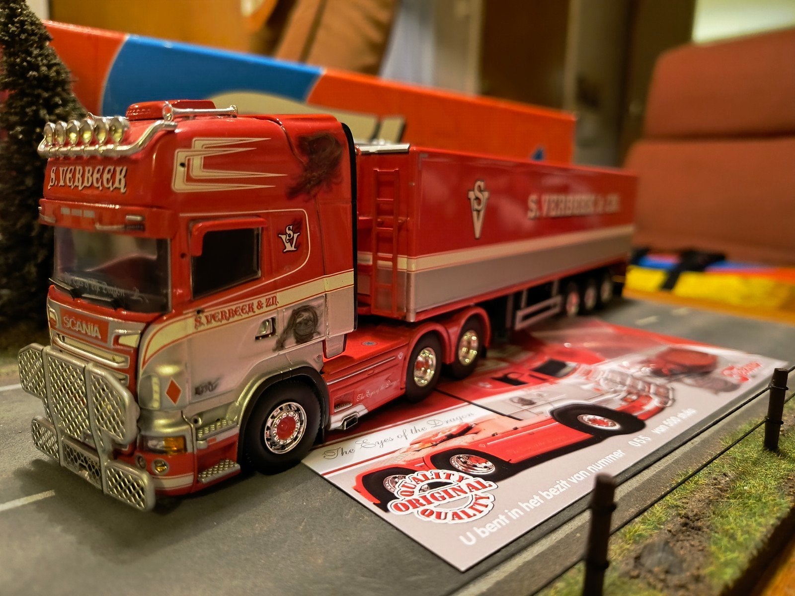Tekno Scania Verbeek, Ophalen of Verzenden, Zo goed als nieuw, Bus of Vrachtwagen, Tekno