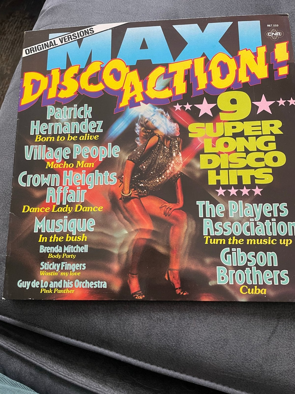 Maxi Disco Action! 9 Super Long Disco Hits Vinyl LP, Ophalen of Verzenden, Gebruikt, 12 inch