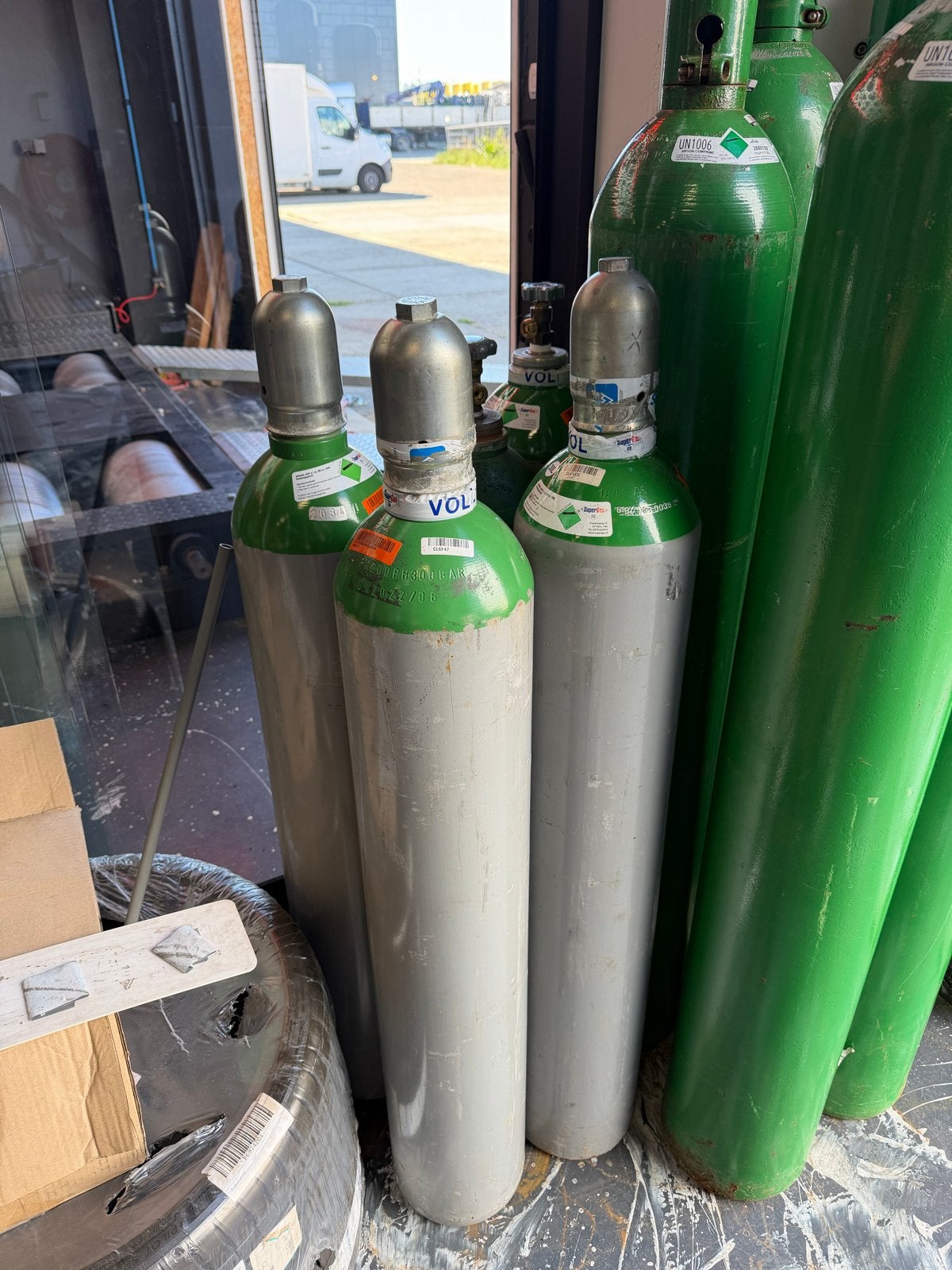 Gasfles 30 Liter (leeg) Koopfles, Ophalen of Verzenden