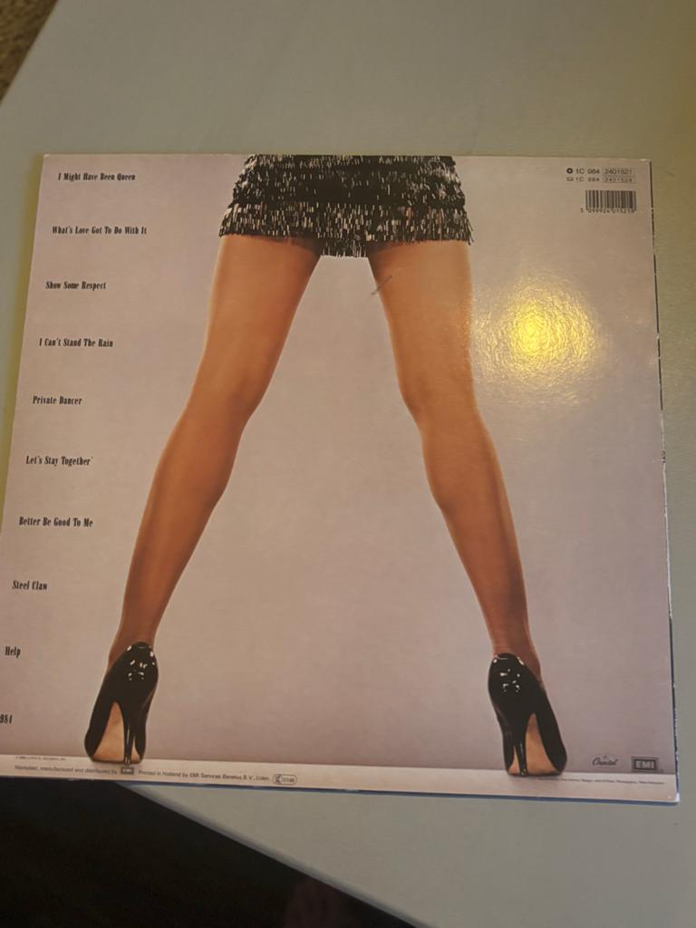 Tina Turner - Private Dancer LP (1984), Kleding | Dames, Leggings, Maillots en Panty's, Ophalen of Verzenden, Zo goed als nieuw