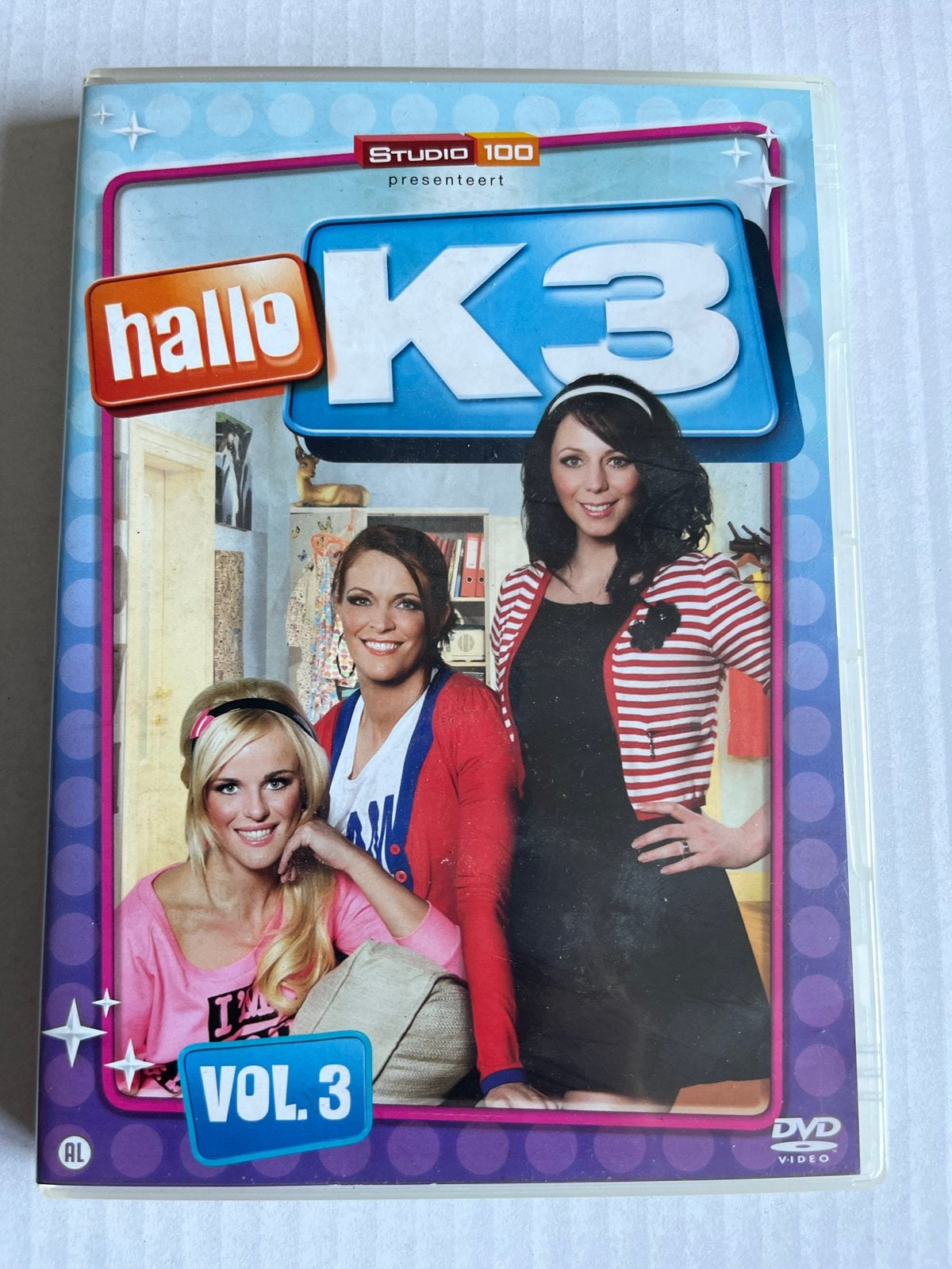 Hallo K3 Vol. 3 DVD - Studio 100, Cd's en Dvd's, Dvd's | Kinderen en Jeugd, Gebruikt, Alle leeftijden, Tv-serie, Ophalen of Verzenden