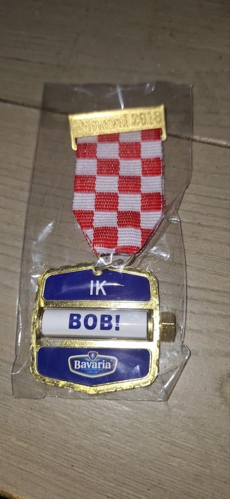 Bavaria carnaval medaille 2018 Brabant (3526), Ophalen of Verzenden, Zo goed als nieuw, Reclamebord, Plaat of Schild, Bavaria