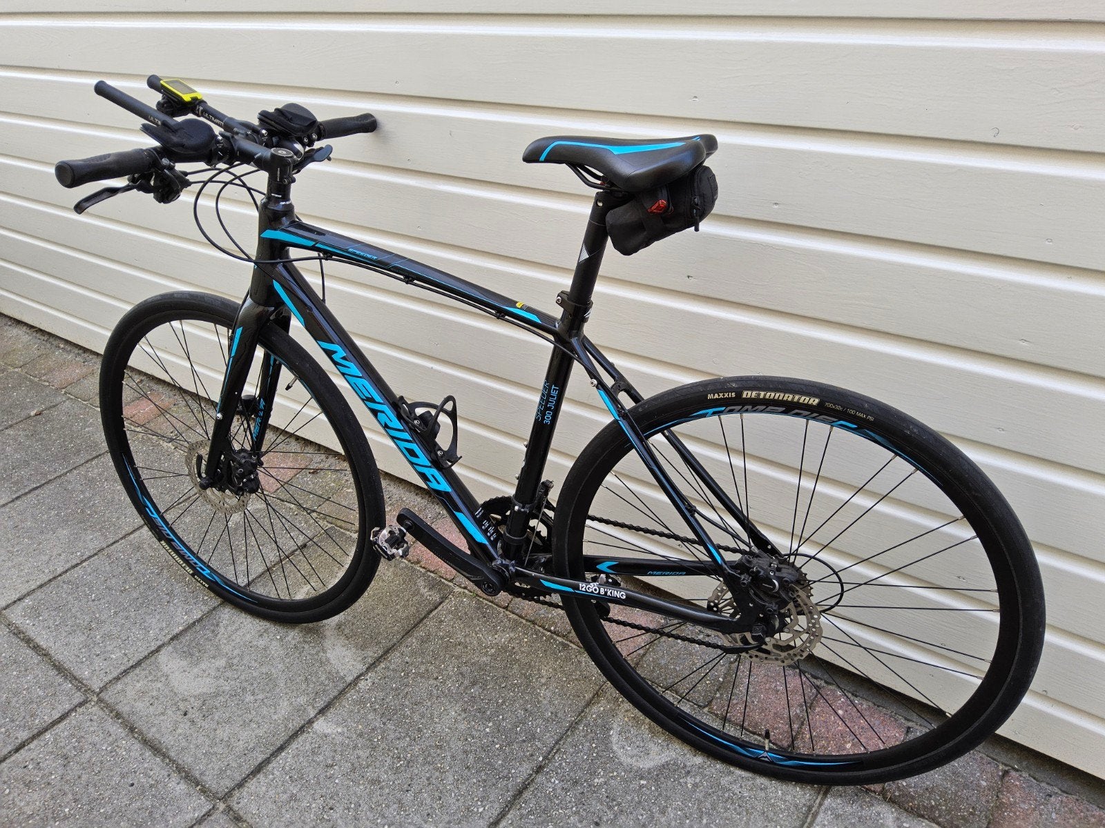 Racefiets Merida  dames met Recht stuur, Gebruikt, 10 tot 15 versnellingen, 49 tot 53 cm, Schijfrem