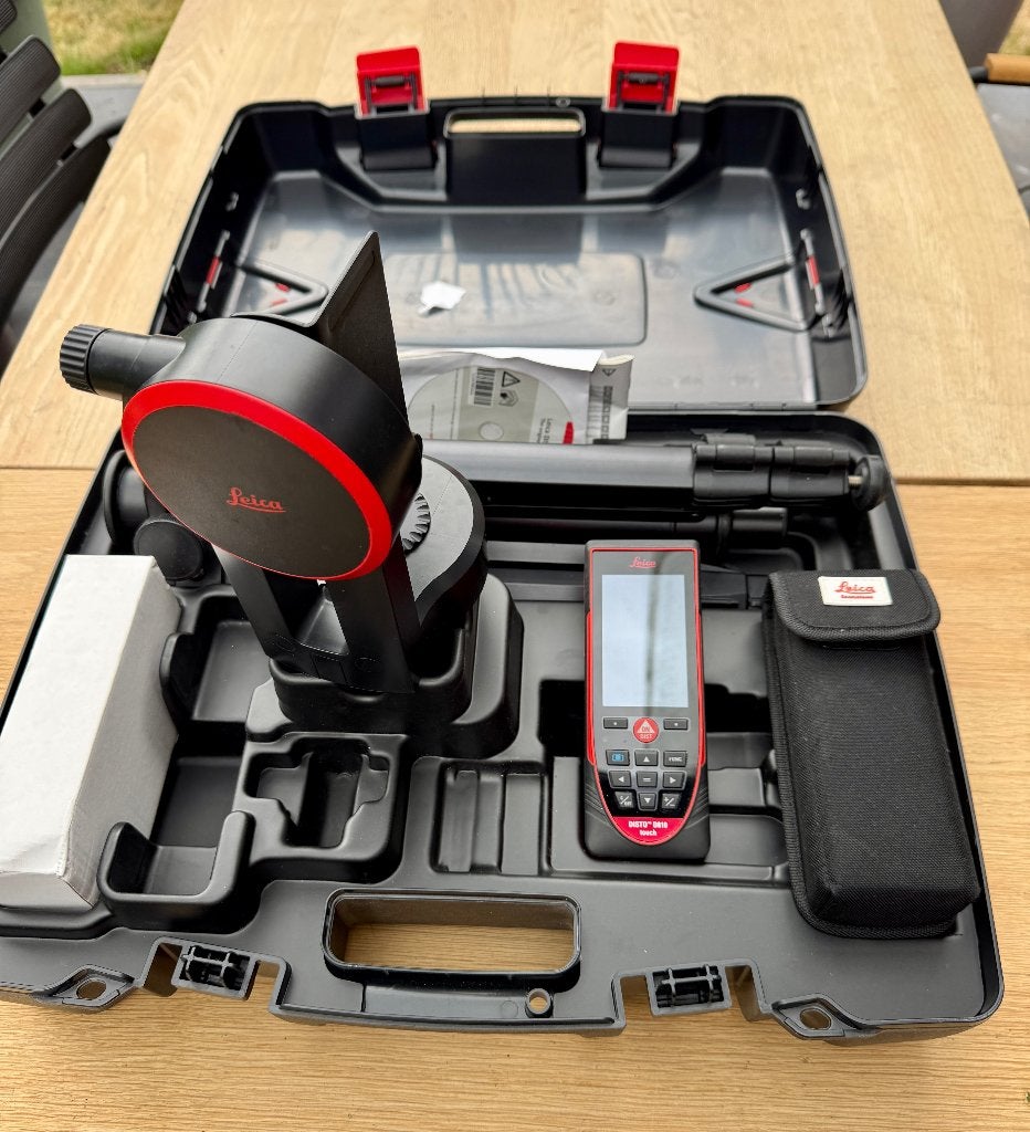 Leica Disto D810 touch + Fine Adjustment Kit, Doe-het-zelf en Verbouw, Meetapparatuur, Ophalen of Verzenden, Zo goed als nieuw