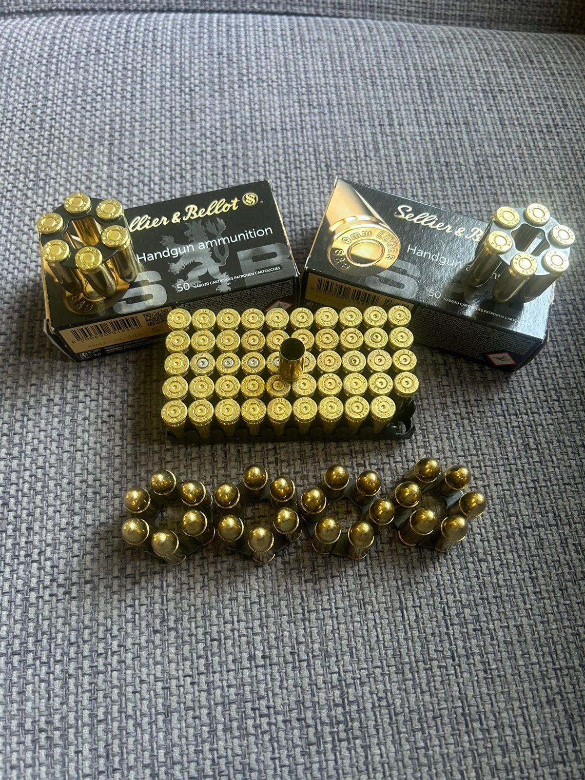 50 lege hulzen 9 mm. Vrij van gevaarlijke stoffen., Ophalen, Landmacht, Hulzen of Bodemvondsten