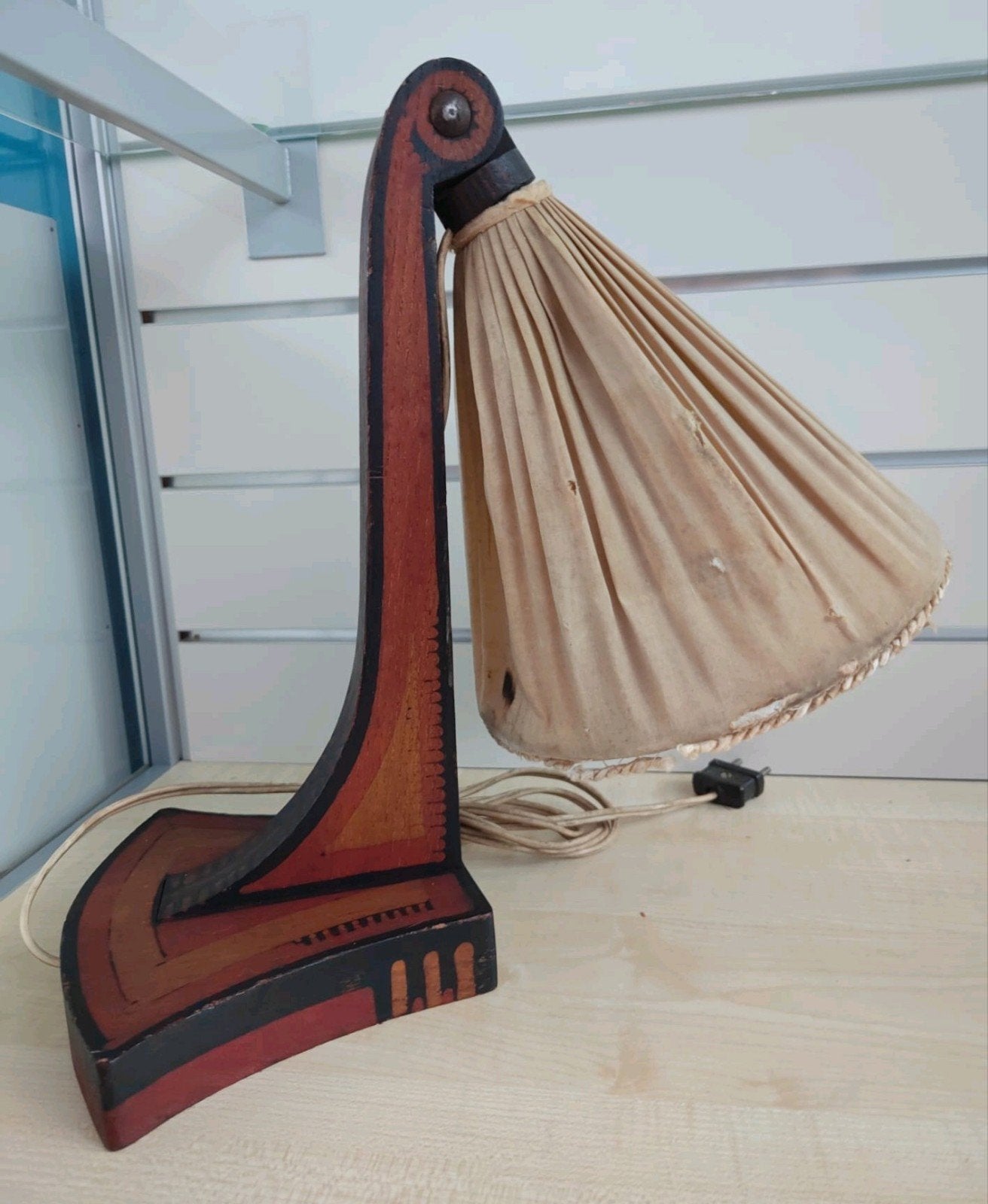 Prachtige Amsterdamse school bureau lamp Louis Bogtman 1925, Verzenden
