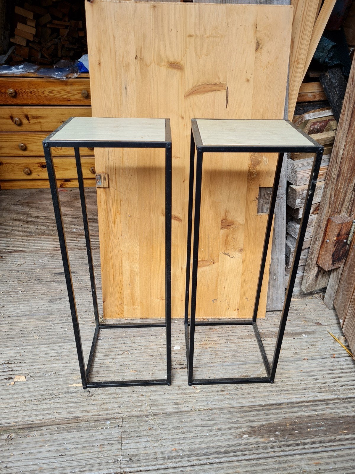 Tweemaal zuilen te koop, h 71 cm, b 25, Ophalen of Verzenden, Zo goed als nieuw