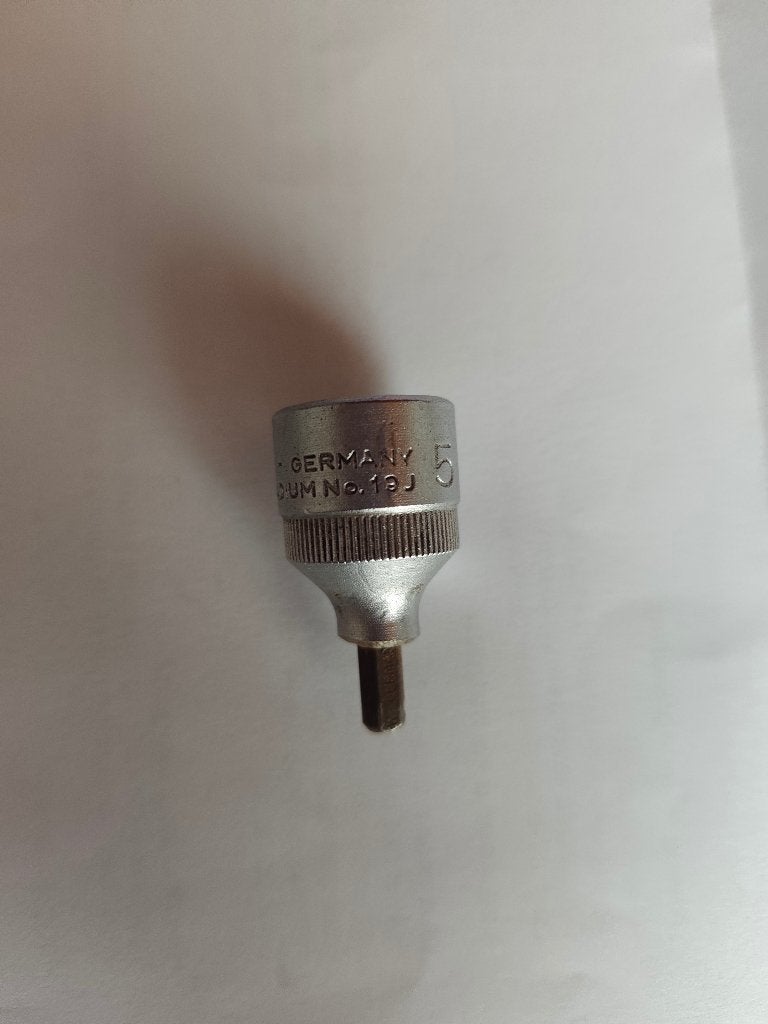Dowidat inbusdop 5 mm   1/2 drive, Ophalen of Verzenden, Gebruikt