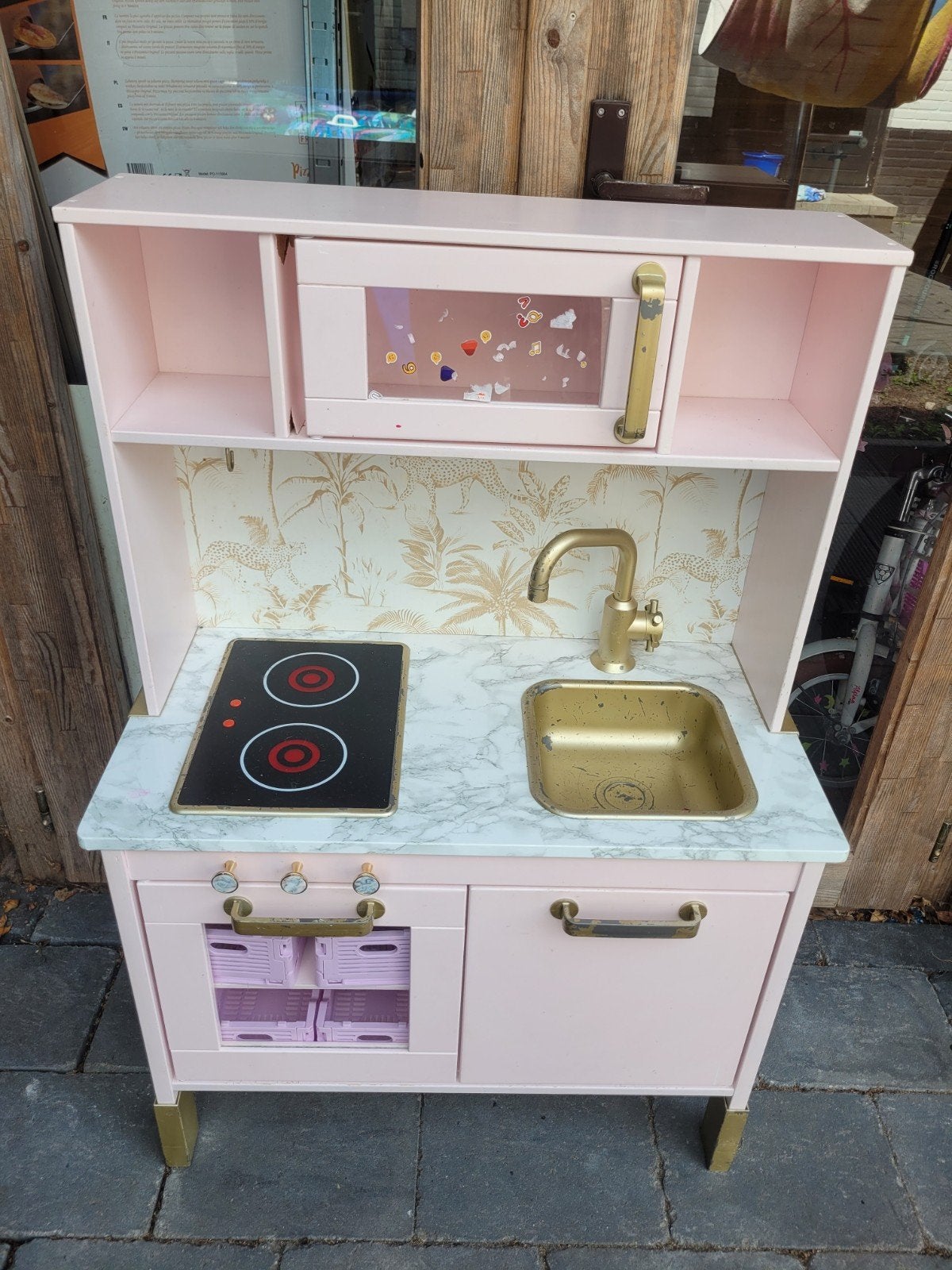 Gratis Ikea keukentje, Ophalen, Gebruikt, Hout