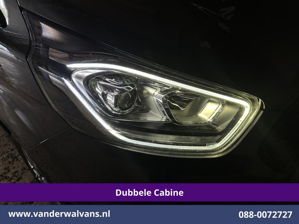Ford Transit Custom 2.0 TDCI 170pk L2H1 Dubbele Cabine Euro6, Stof, Gebruikt, 4 cilinders, 2800 kg
