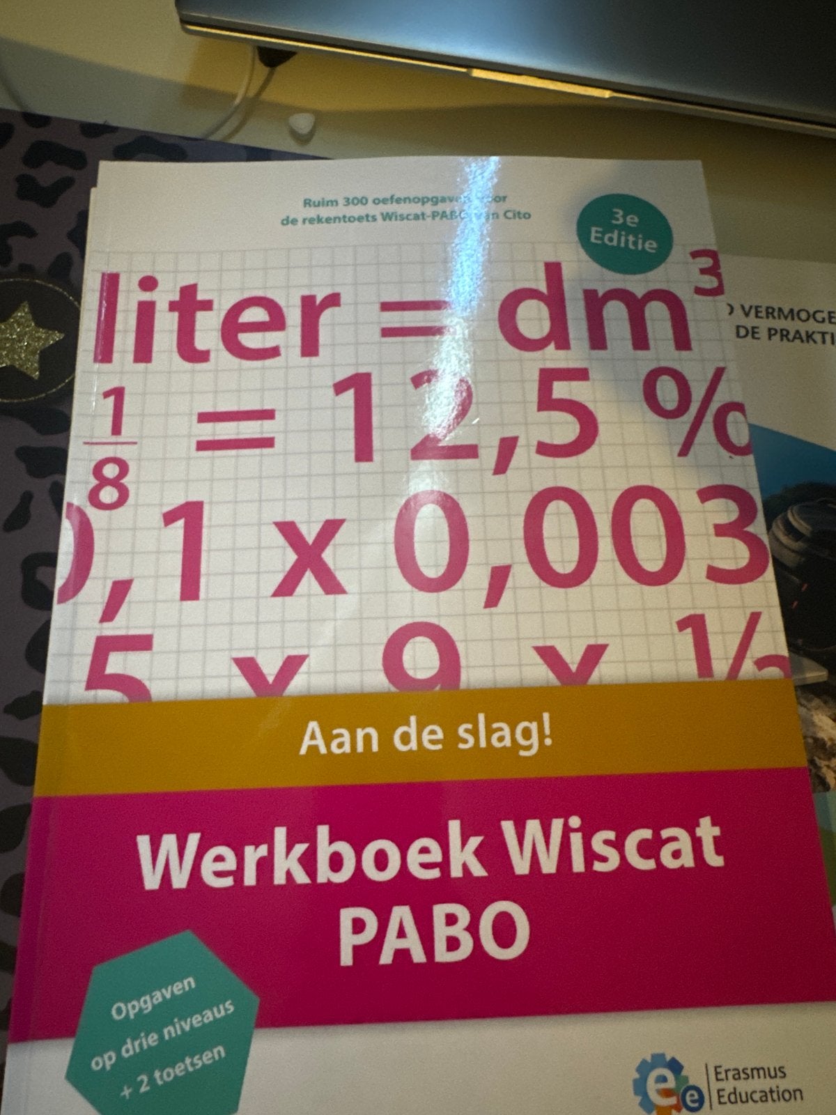 Werkboek Wiscat PABO 3e Editie - Oefenopgaven Rekentoets, Boeken, Ophalen of Verzenden, Beta, Zo goed als nieuw, HBO