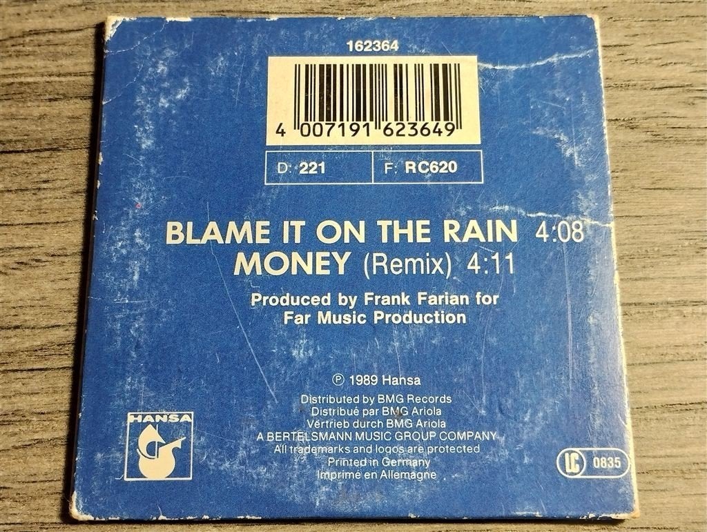 Milli Vanilli - Blame It On The Rain [3 Inch Cd Single], Ophalen of Verzenden, Gebruikt, Pop