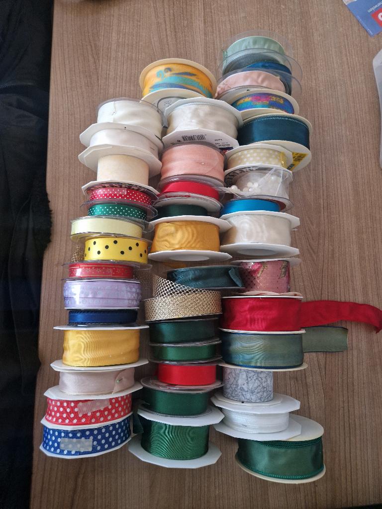 lint sierlint enz 40 + partij niet allemaal vol zie foto, Ophalen of Verzenden, Nieuw, Overige materialen, Knutselmateriaal