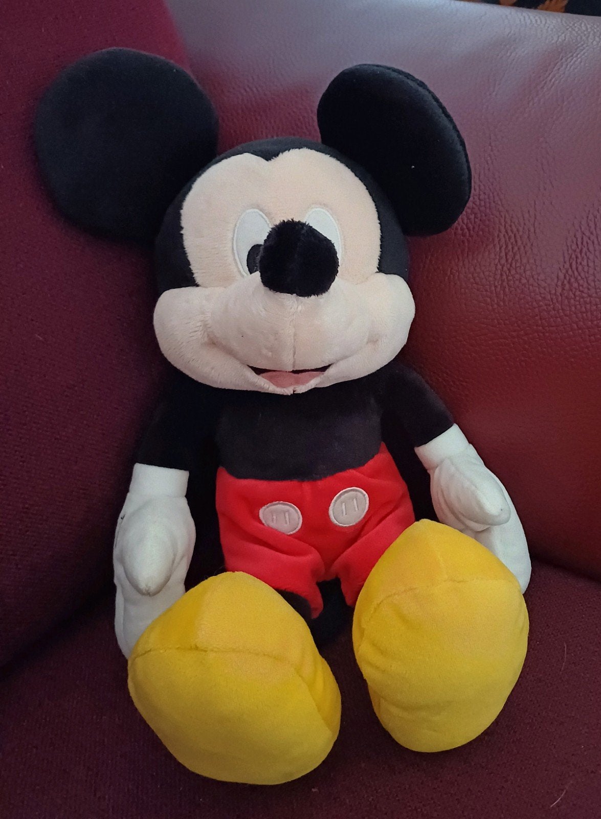 Mooie Mickey Mouse knuffel 35 cm, Verzamelen, Disney, Ophalen, Mickey Mouse, Zo goed als nieuw, Knuffel