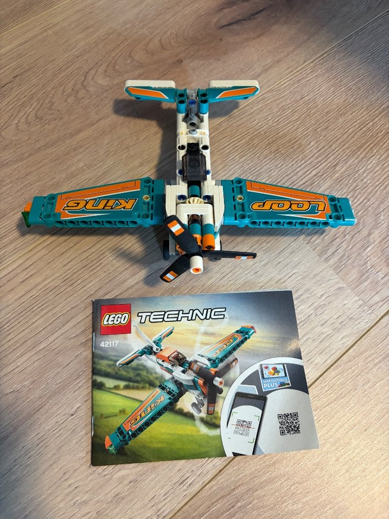 LEGO Technic 42117 Racevliegtuig –  met instructieboekje, Kinderen en Baby's, Ophalen, Lego, Zo goed als nieuw, Technic