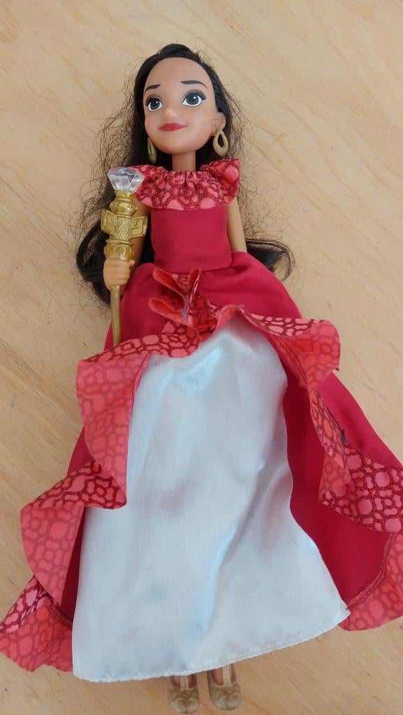 Elena van Avalor pop met scepter, Ophalen of Verzenden, Gebruikt, Overige typen
