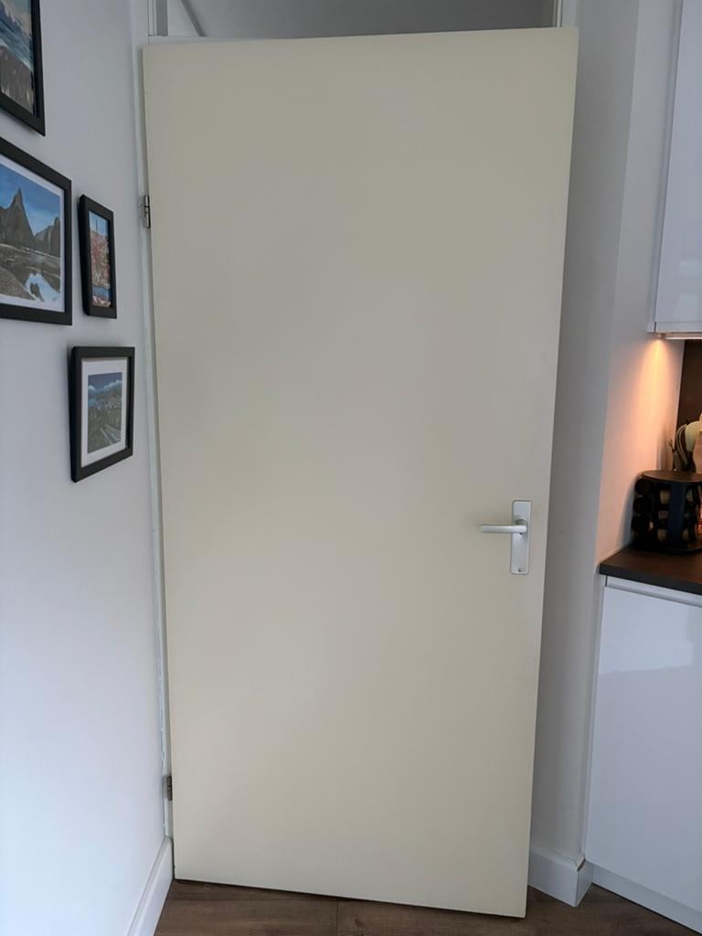 Opdekdeuren 73 en 93x211,5cm (€10 euro per deur), Ophalen, Kunststof, Gebruikt, 80 tot 100 cm
