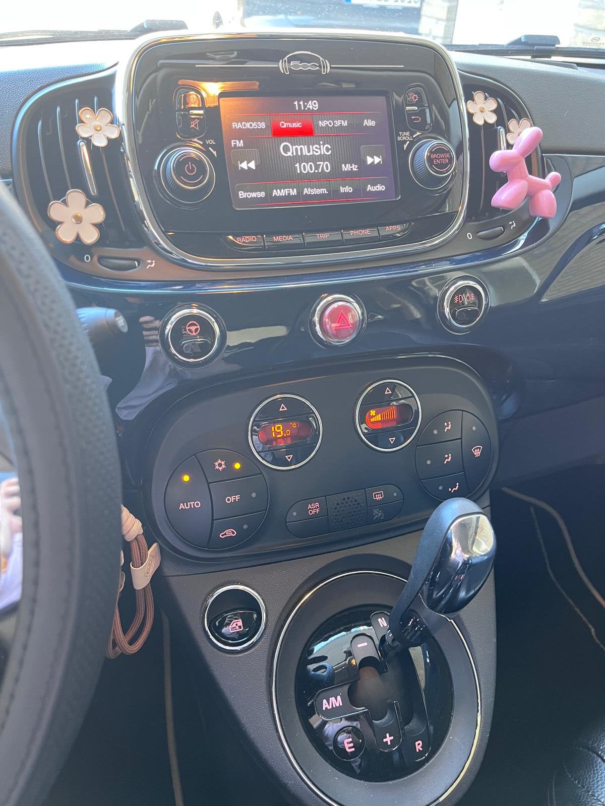Foto 9 van Fiat 500 C 1.2 AUT 2016 Blauw. Cabrio. Abarth leather seats
