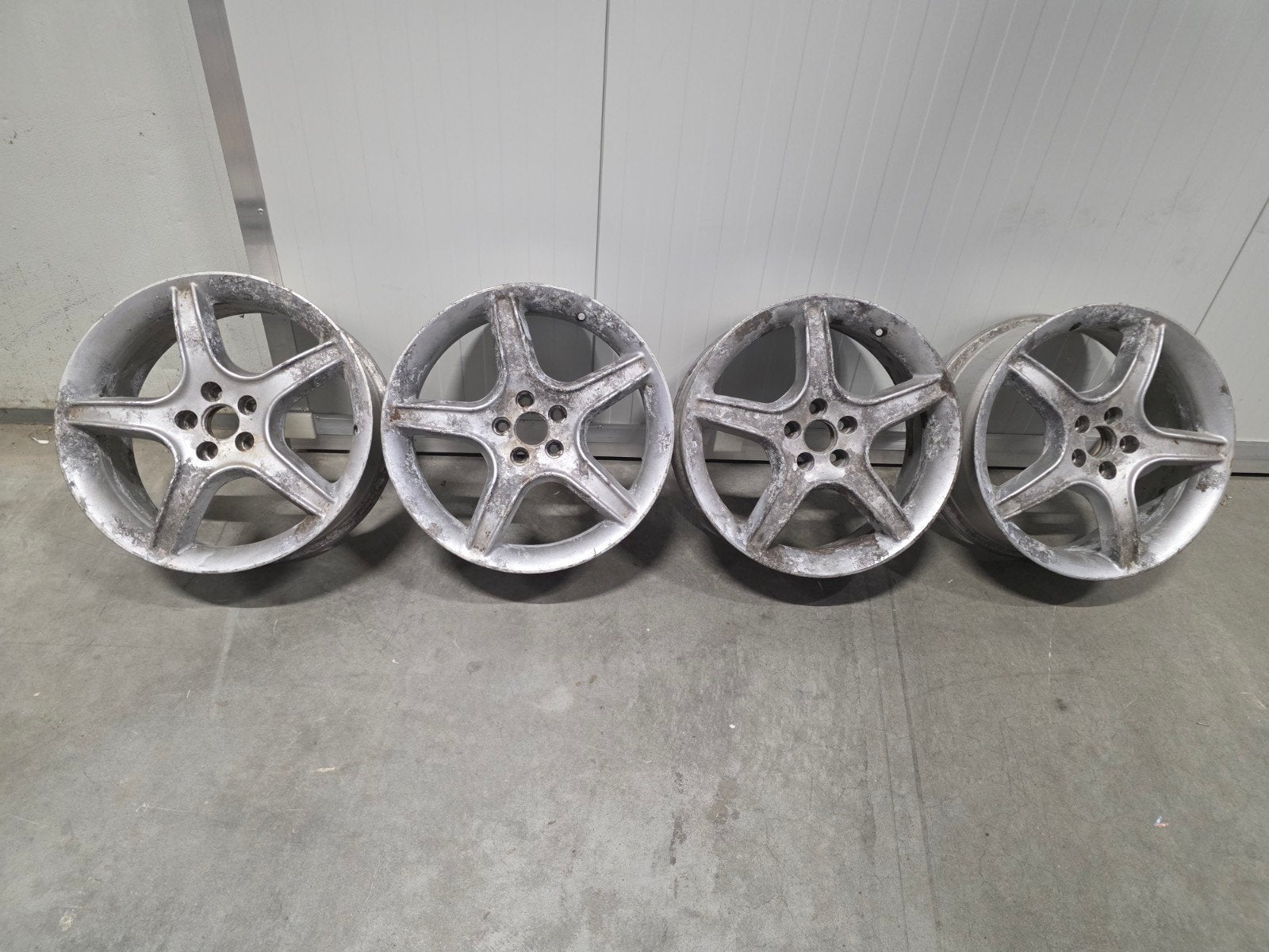 Alessio velgen 5x98 17x7J ET waarde 40 Ferrari Alfa, Ophalen, Gebruikt, Velg(en), 17 inch