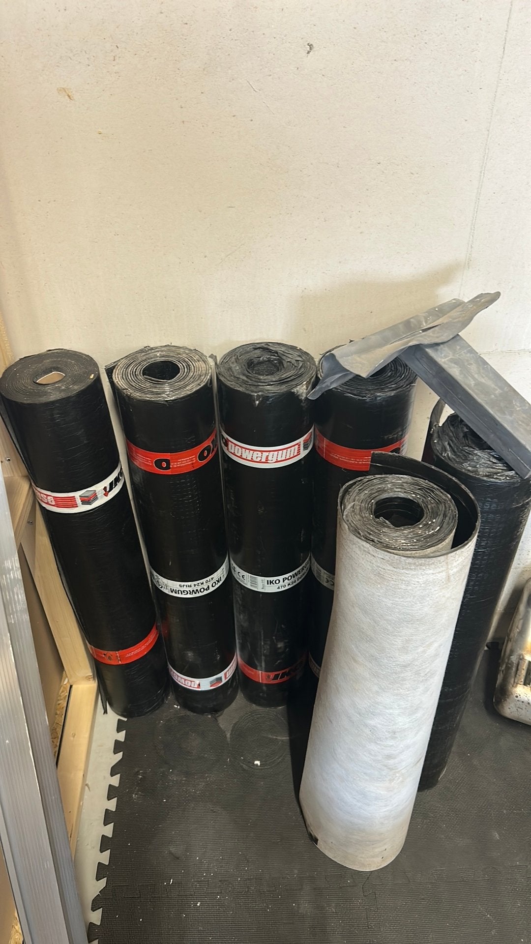 Onderlaag en toplaag bitumen, Ophalen, Overige materialen, Zwart, Zo goed als nieuw