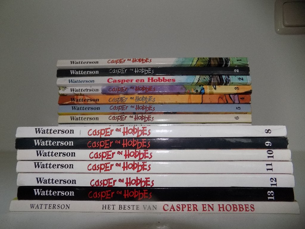 Casper en Hobbes ~ Complete serie 1 t/m 13 + extra!, Complete serie of reeks, Ophalen of Verzenden, Gelezen
