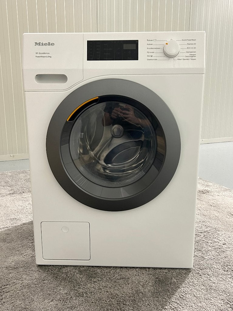 Miele W1 Excellence PowerWash & 8kg, Ophalen, 8 tot 10 kg, Energieklasse A of zuiniger, Voorlader